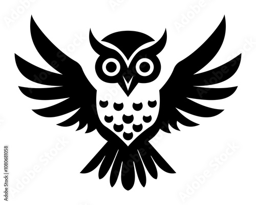 owl logo creative and original for your business or company logotype vector illustration isolated on white background photo