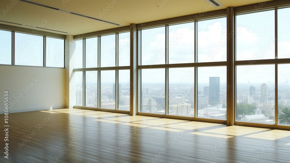 Spacious Modern Room with Panoramic City View: Perfect for Living, Working, or Meditating Spacious Modern Room with Panoramic City View: Perfect for Living, Working, or Meditating