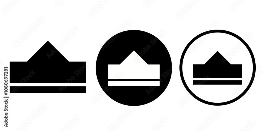 Happy birthday vectors icon set Happy birthday vectors icon set