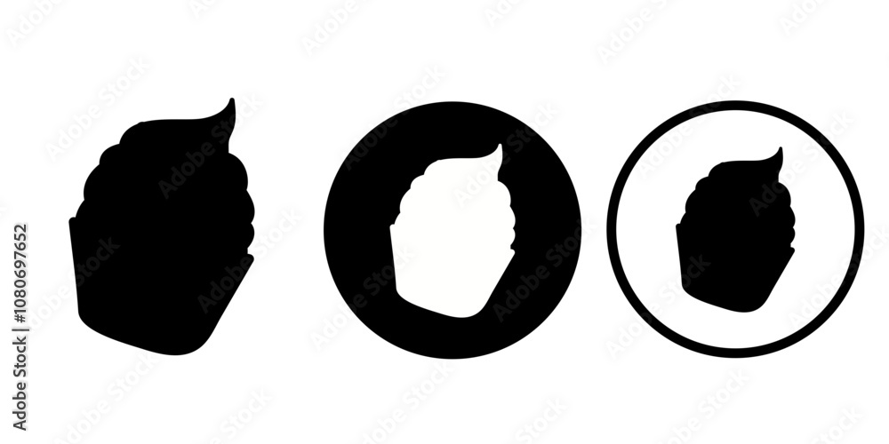 Happy birthday vectors icon set Happy birthday vectors icon set