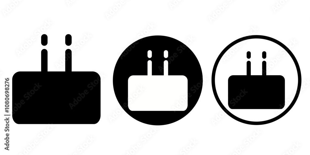 Happy birthday vectors icon set Happy birthday vectors icon set