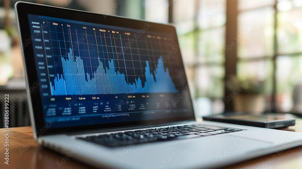 The upward trend in sales on the graph represents steady and sustainable growth for the company. The upward trend in sales on the graph represents steady and sustainable growth for the company.