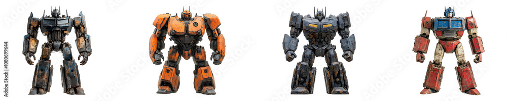 Set, collection of Cast Resin Transformer isolated on transparent background. Set, collection of Cast Resin Transformer isolated on transparent background.
