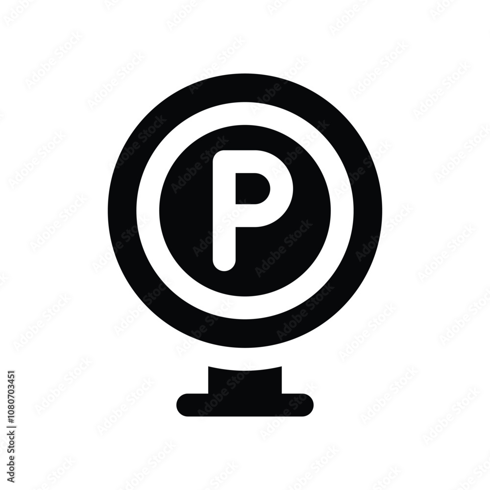 parking icon. vector glyph icon for your website, mobile, presentation, and logo design. parking icon. vector glyph icon for your website, mobile, presentation, and logo design.