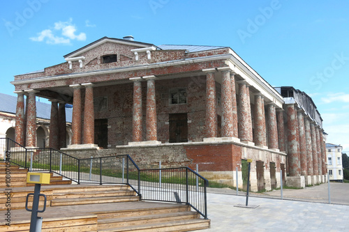 ancient shopping malls in Kasimov, Russia photo