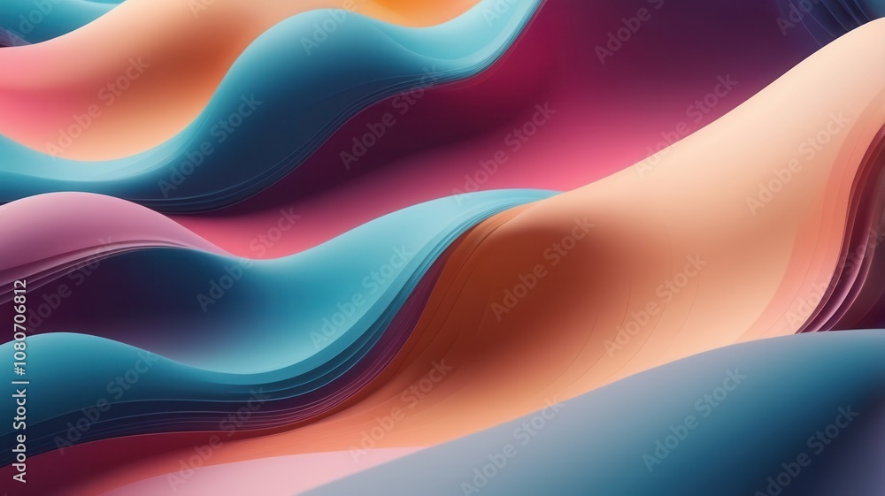Abstract Waves of Color Abstract Waves of Color