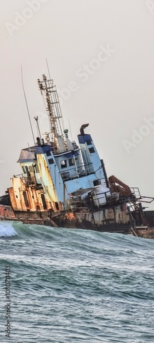 ship in the sea