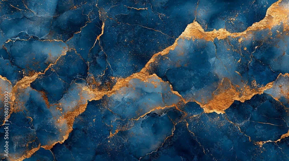 A textured background featuring deep blue and gold marbling patterns. A textured background featuring deep blue and gold marbling patterns.