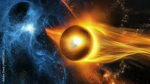 energy that exists even in a vacuum, energy background, video of energy