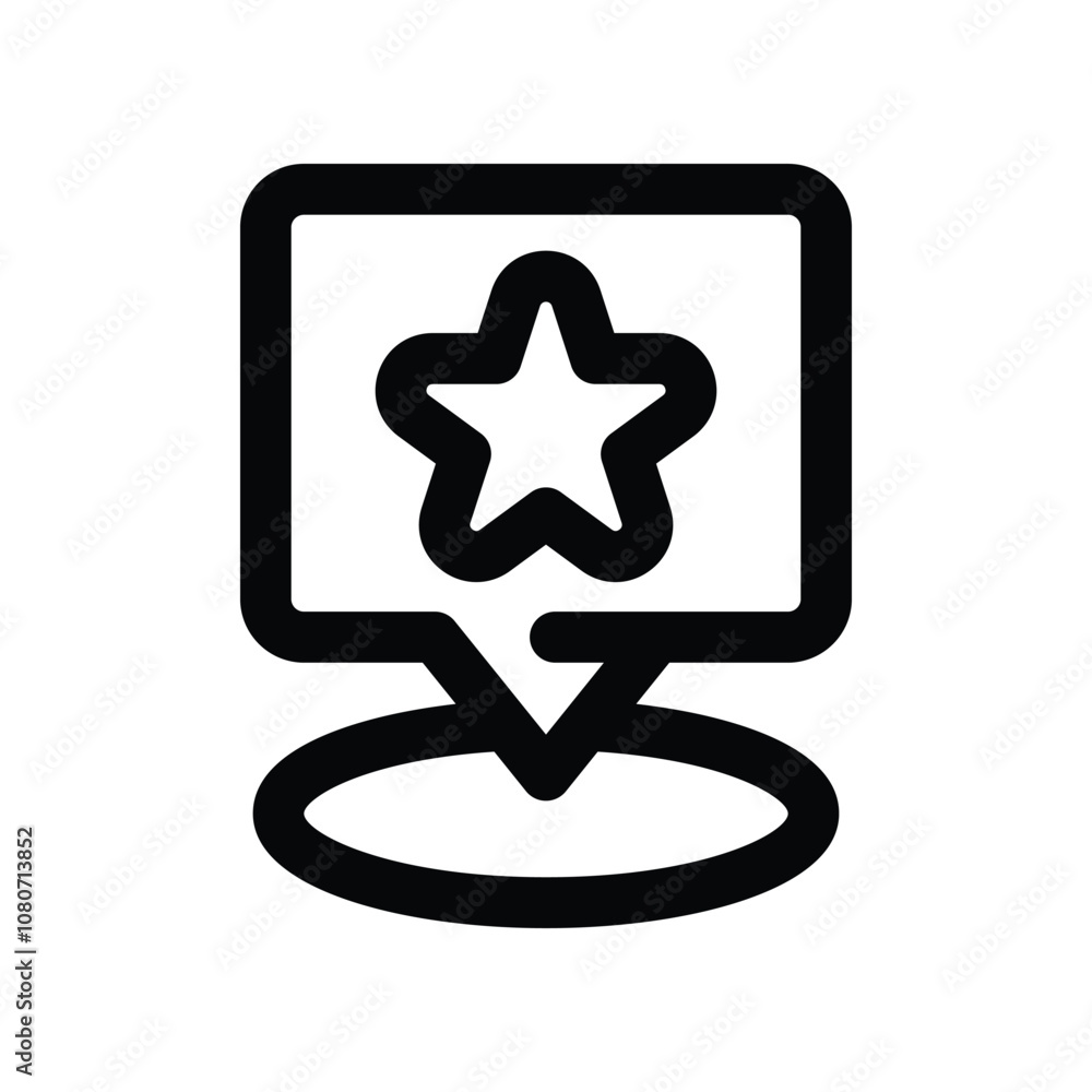 rating icon. vector line icon for your website, mobile, presentation, and logo design. rating icon. vector line icon for your website, mobile, presentation, and logo design.