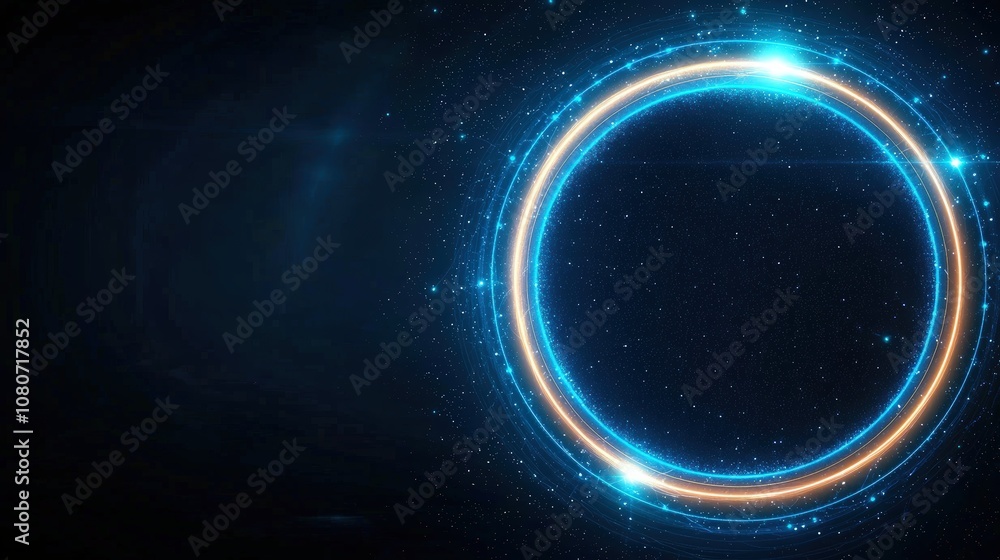 Glowing circle abstract Glowing circle abstract
