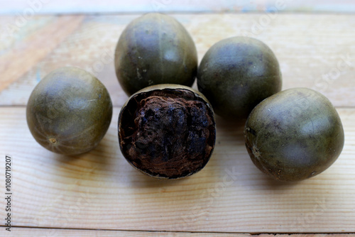 Arhat fruit, Buddha fruit, monk fruit (Luo han guo) photo