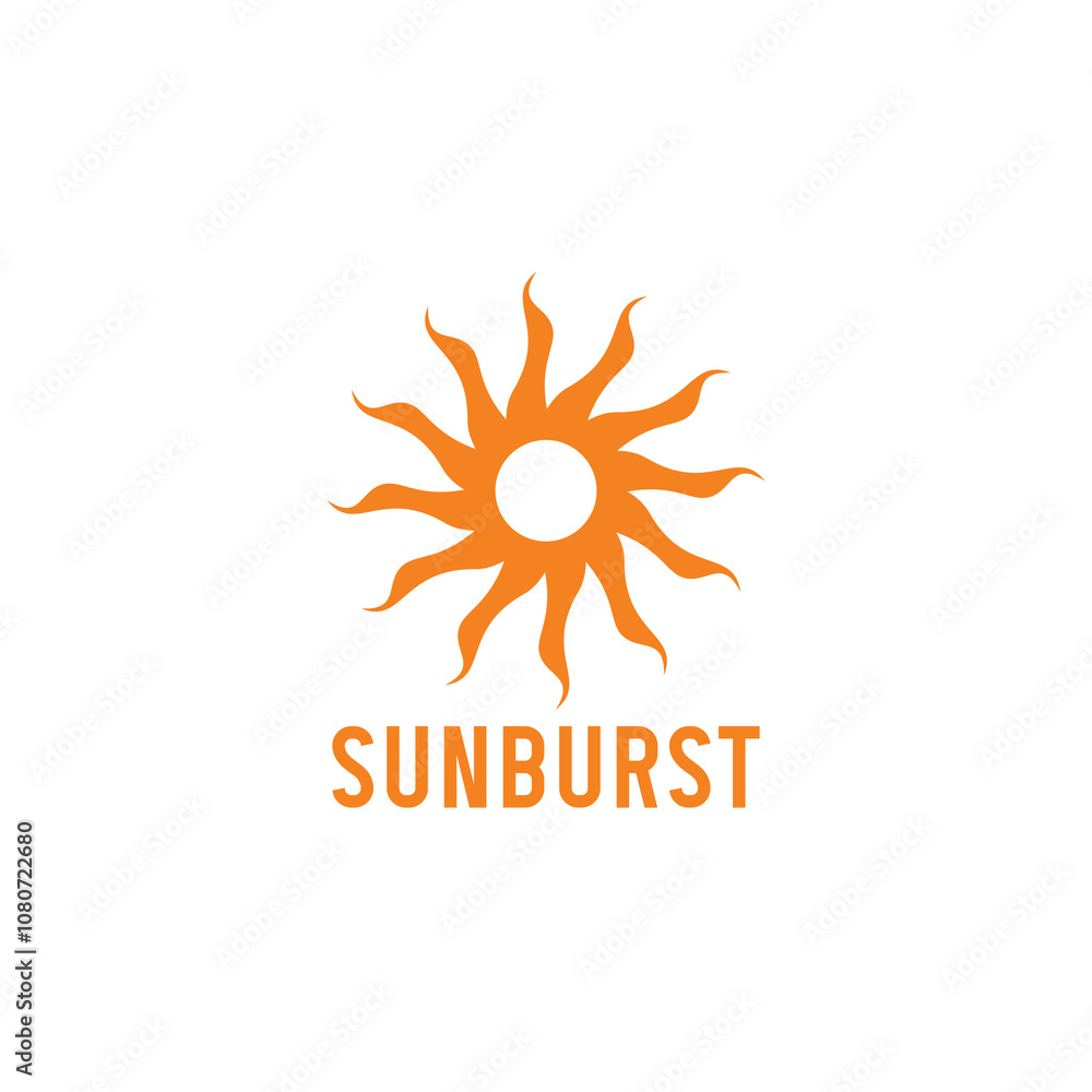 sunburst logo design vector. sun abstract logo sunburst logo design vector. sun abstract logo