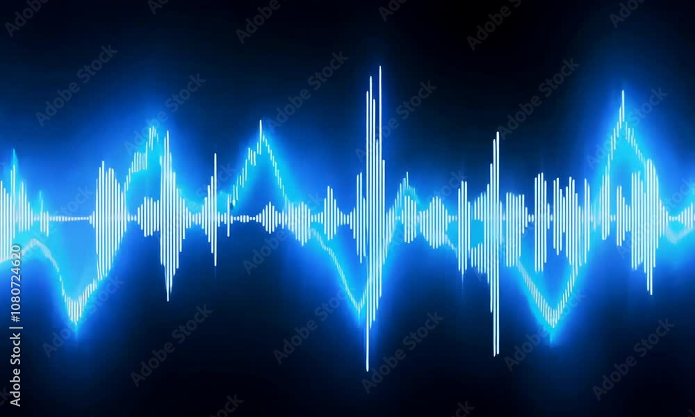 A bright blue light shines on a dark background, abstract background with a blue light, a single bright blue light in the dark. A bright blue light shines on a dark background, abstract background with a blue light, a single bright blue light in the dark.