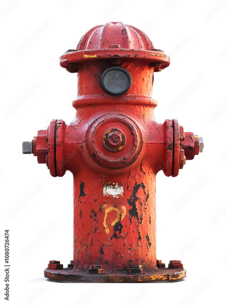 red fire hydrant isolated on white background red fire hydrant isolated on white background