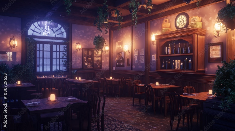 Cozy Restaurant Interior Cozy Restaurant Interior