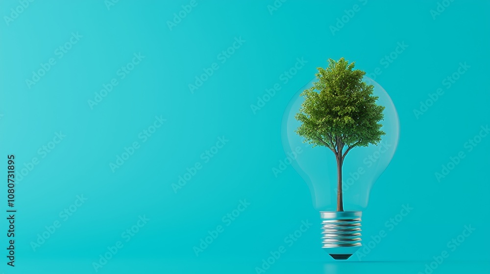A light bulb that grows trees, saving the environment energy and nature A light bulb that grows trees, saving the environment energy and nature
