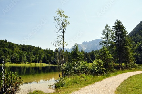 Der Ferchensee bei Mittenwald