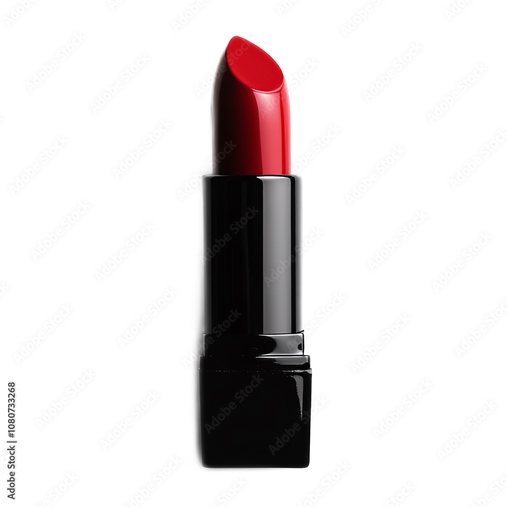 Red lipstick on a white background. isolated background. Red lipstick on a white background. isolated background.