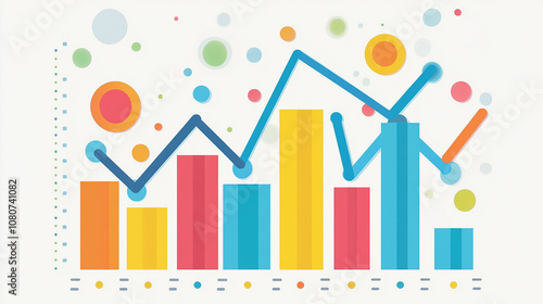 The graph displaying higher sales confirms the outcome of investment in marketing and product development.