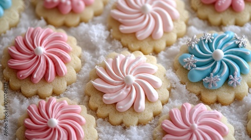 Colorful Decorative Cookies for Festive Celebrations