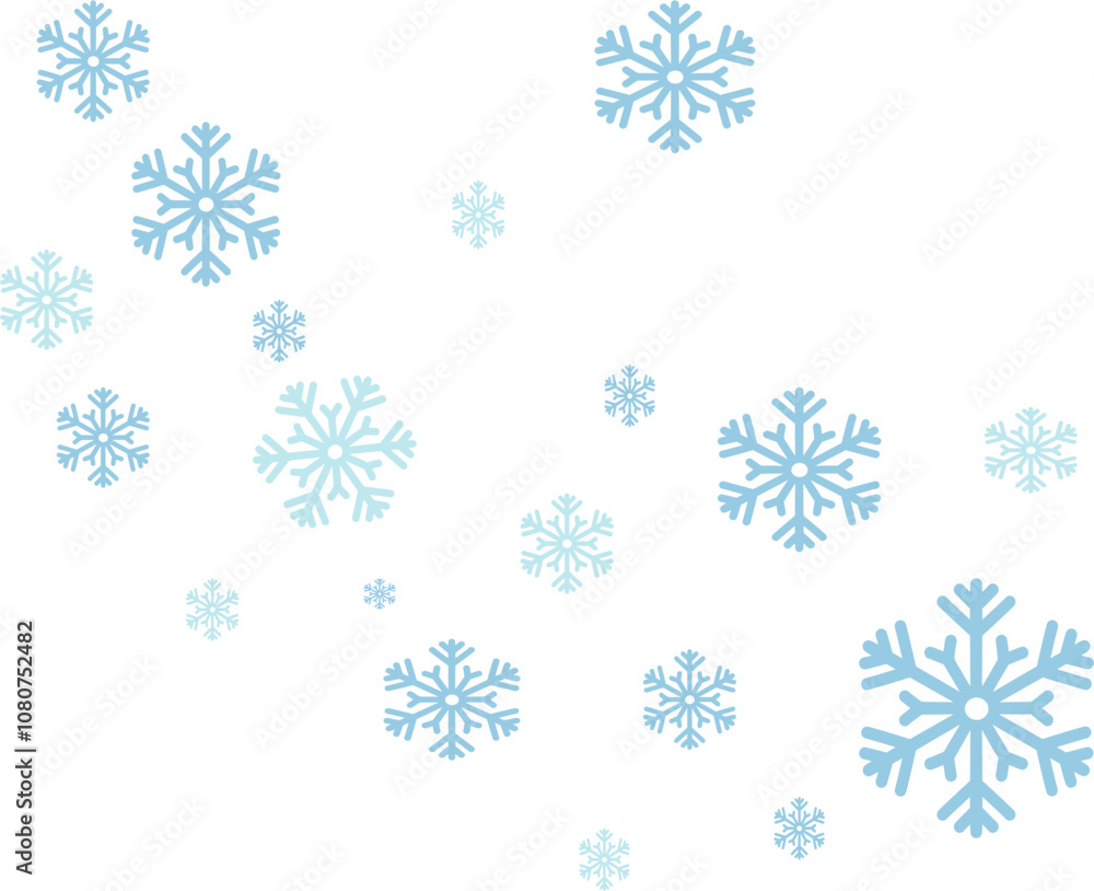 Snowflakes illustration Snowflakes illustration