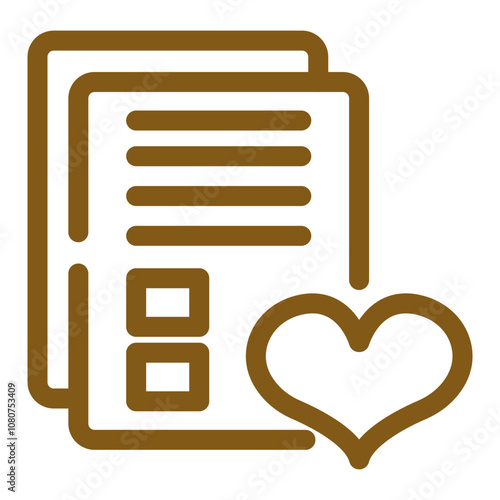 Wishlist Icon Design