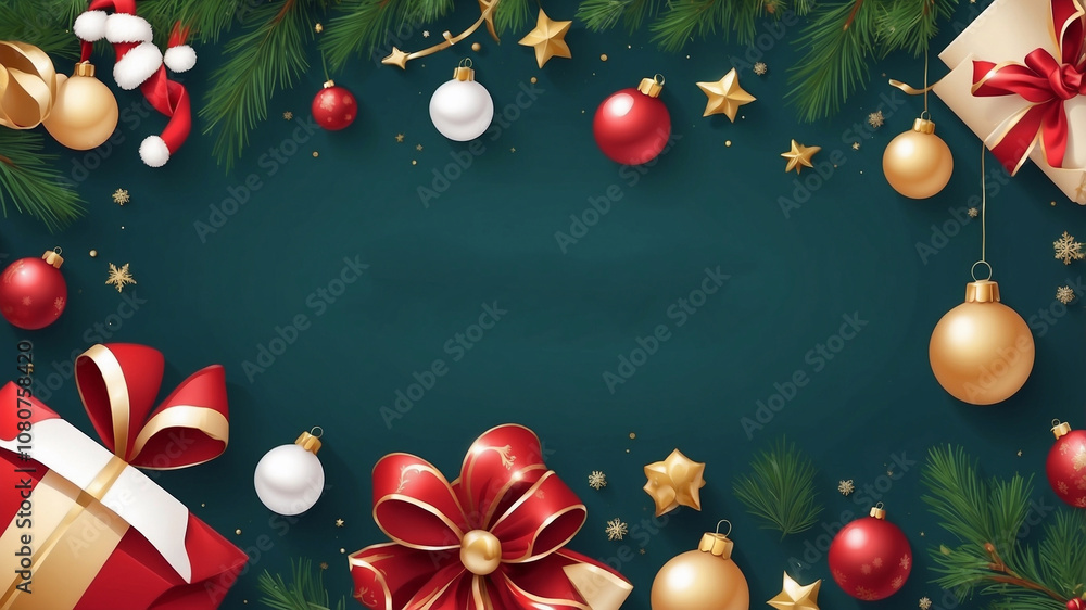 Elegant Merry Christmas Banner Background
Elegant Merry Christmas Banner Background
