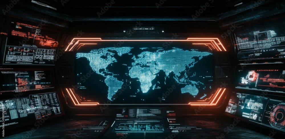 This futuristic halo blue digital globe is flowing with digital data. It illustrates the latest developments in communication and technology to promote innovation. This futuristic halo blue digital globe is flowing with digital data. It illustrates the latest developments in communication and technology to promote innovation.