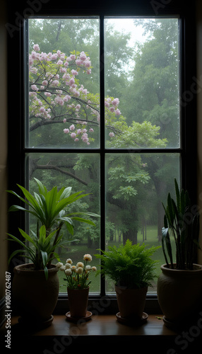 Rainy Day Windowsill Garden