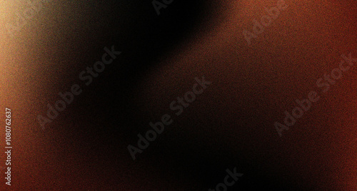 Gradient brown black grainy background for art product design, social media, trendy,vintage,brochure,banner