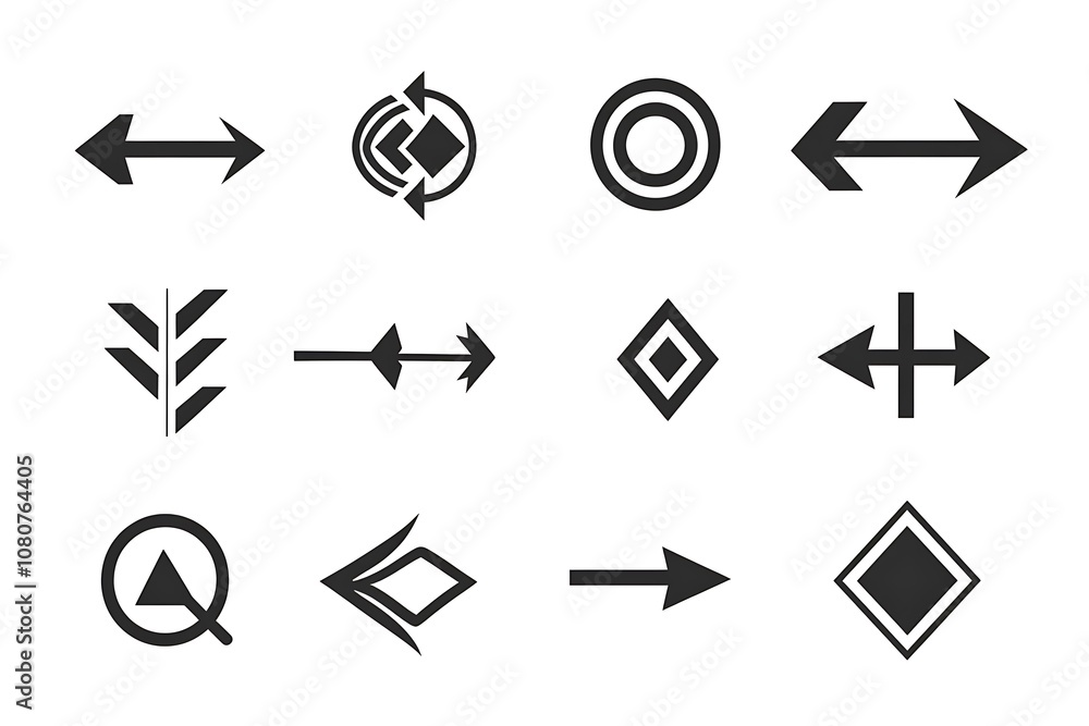 Arrows set black. Arrows pointing to the left icon set. Vector set of trendy black arrows in flat style. Collection of simple vector arrows. Cursors icons. Arrows set black. Arrows pointing to the left icon set. Vector set of trendy black arrows in flat style. Collection of simple vector arrows. Cursors icons.