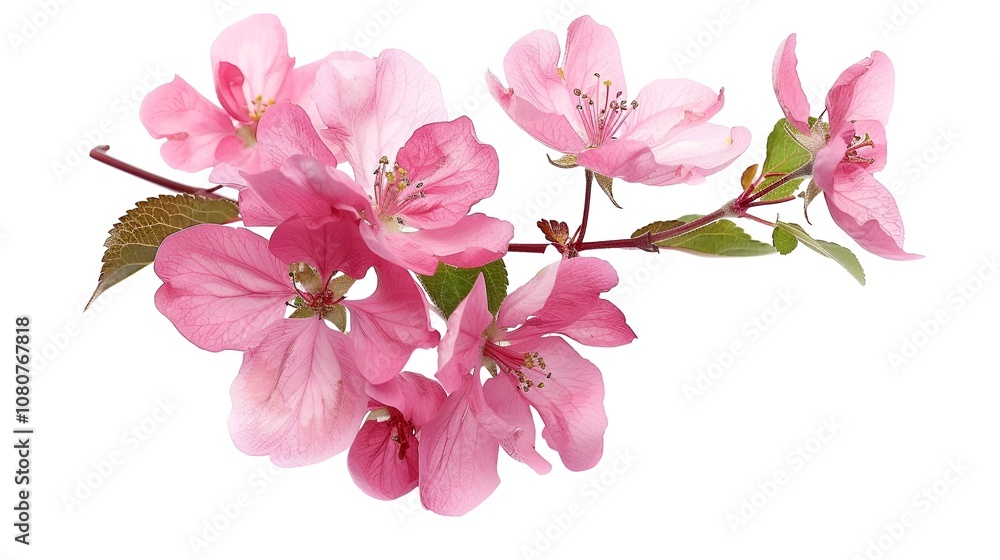 blossom isolated on white