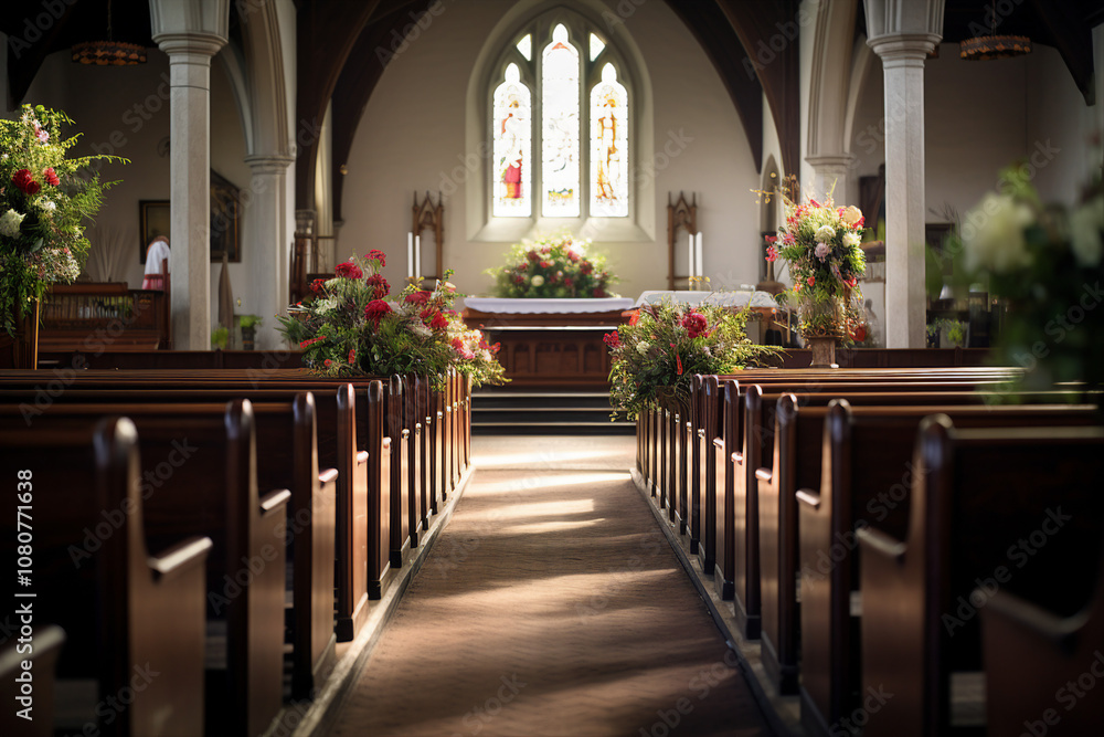 Picture sad funeral scene of symbolic farewells in church and cemetery funerals Picture sad funeral scene of symbolic farewells in church and cemetery funerals