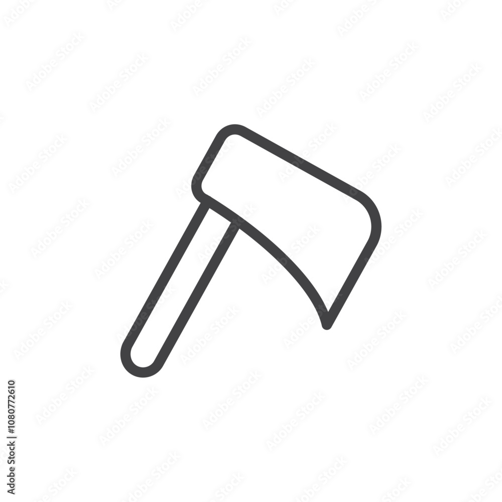 Axe icon Logo symbol outline set Axe icon Logo symbol outline set
