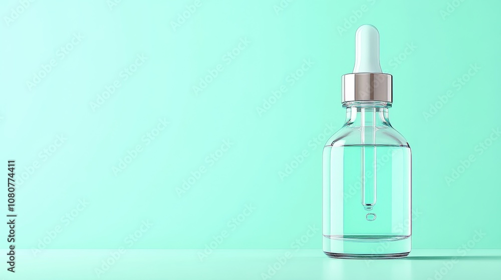 Product showcase clear glass serum bottle studio setting product photography minimalist environment close-up view beauty concept Product showcase clear glass serum bottle studio setting product photography minimalist environment close-up view beauty concept