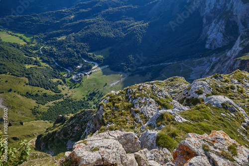 Beautiful view on mountains Peaks of Europe photo