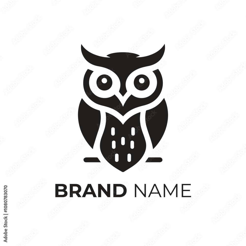 Owl logo design icon vector art illustration Owl logo design icon vector art illustration
