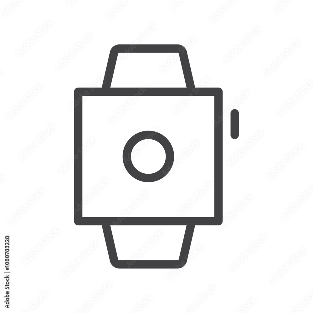 Smart watch icon Logo symbol outline set Smart watch icon Logo symbol outline set
