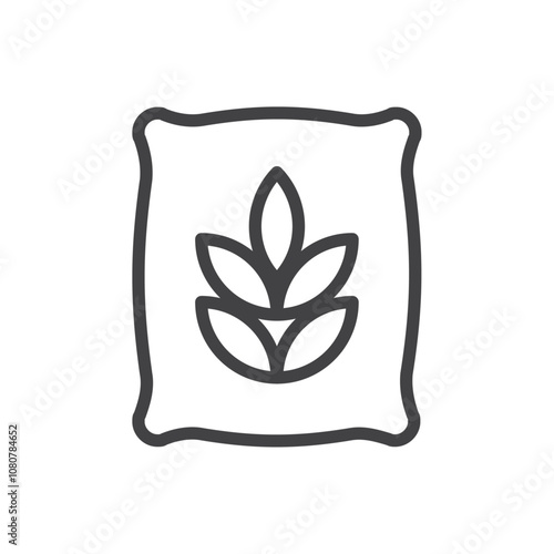 Wallpaper Mural Wheat bag icon Logo symbol outline set Torontodigital.ca