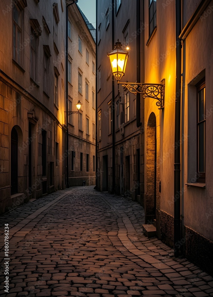 Fototapeta premium street in the town