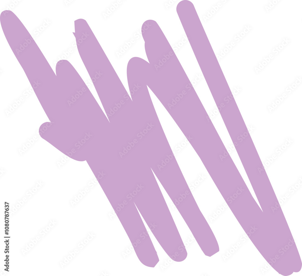 Obraz premium Blank scribble line