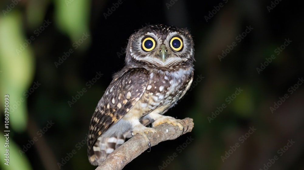 A Tiny Owl with Big Eyes A Tiny Owl with Big Eyes