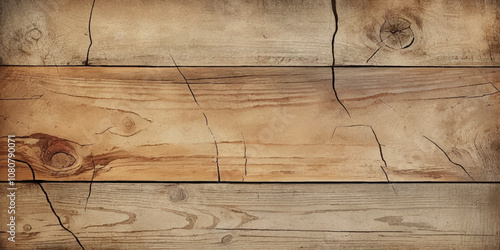 Beautiful light brown wooden texture background. National pattern wooden table background.