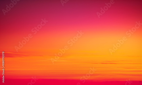 Bold summer gradient with warm reds and oranges like a sunset