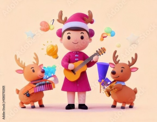 A Musical Christmas Scene At 14-11-2024