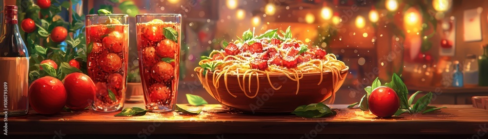 Indulge in a plate of creamy spaghetti carbonara topped with crispy pancetta for a taste sensation Indulge in a plate of creamy spaghetti carbonara topped with crispy pancetta for a taste sensation