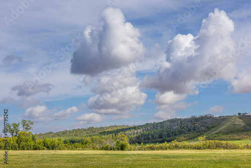 Photos Late summer cloudscape near Waldheim, Saskatchewan.