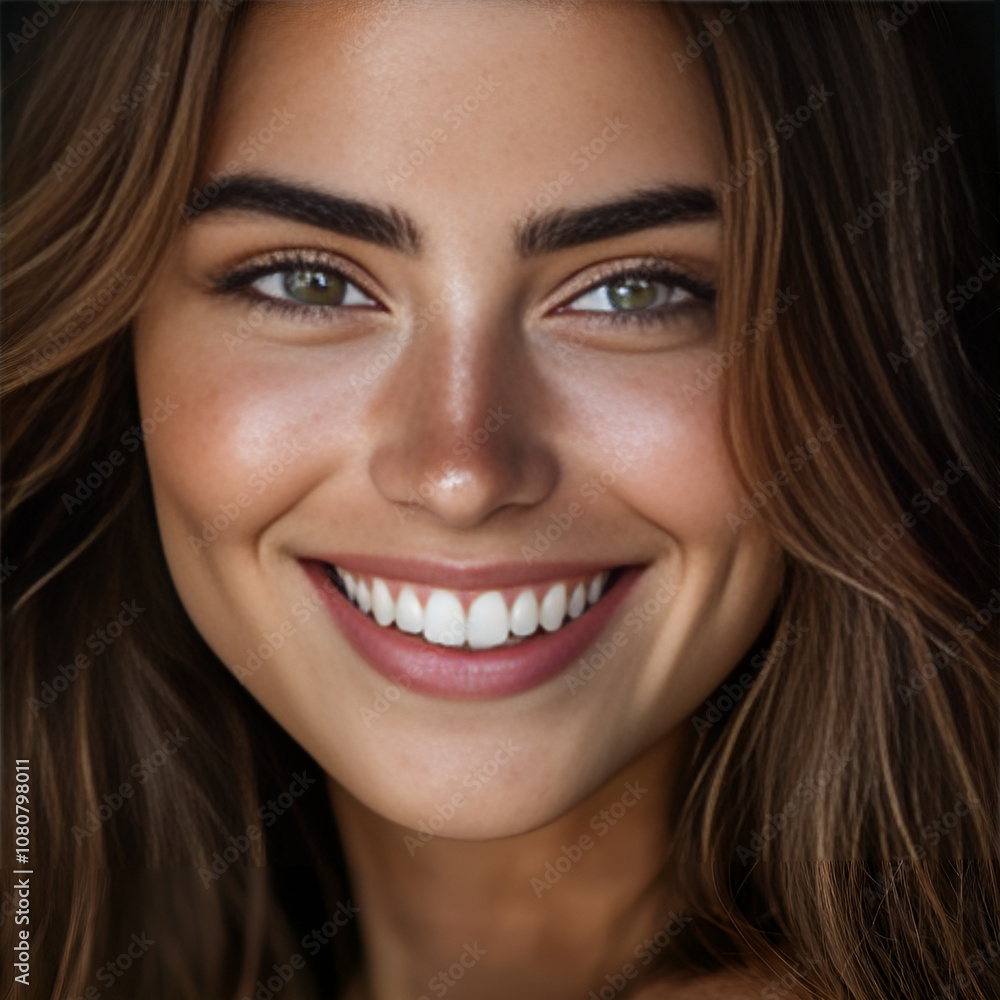 Portrait of a beautiful woman with radiant and healthy skin, Generative AI Portrait of a beautiful woman with radiant and healthy skin, Generative AI