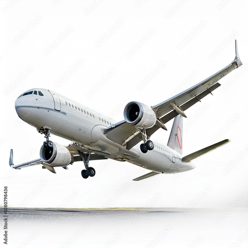 Obraz premium a flying airplane